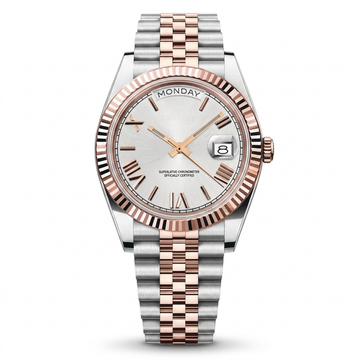 Aurevion® – Luxury Automatic Watch for Men | Miyota 8285 Movement, Sapphire Glass, Classic President Style, Multi-Color Options