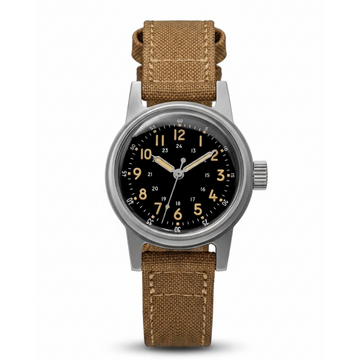 Arvectra® – Retro Military Automatic Watch | 36MM, NH35A Movement, Unisex Design, Sporty Vintage Style