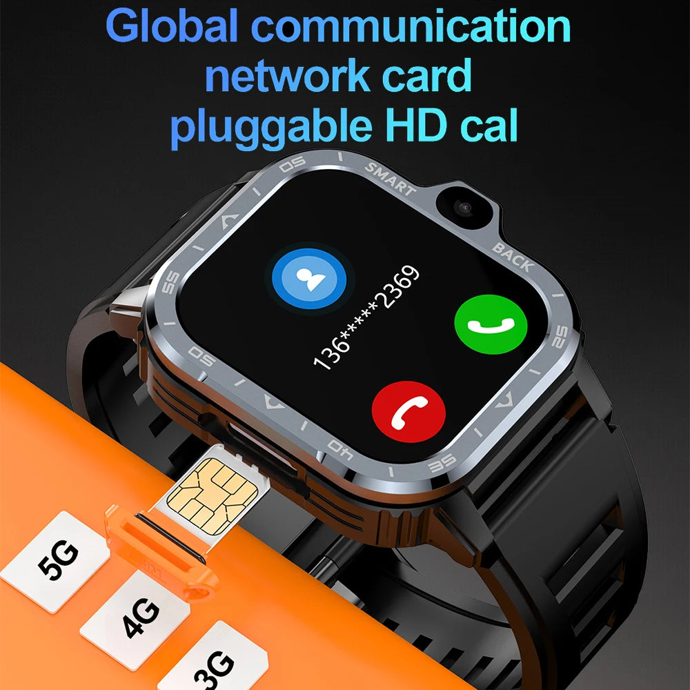 Veyroniq® – Nexor PGD | Android Smartwatch with Dual Cameras, 16G RAM + 64G ROM, 4G SIM, NFC, GPS & Fast Wi-Fi Internet Access