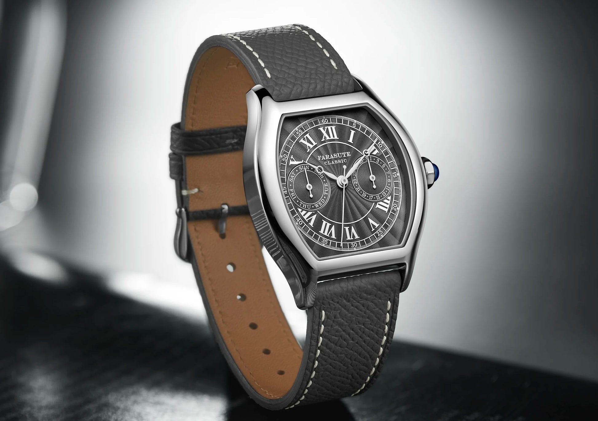 FaruStyle® – Luxury Retro Men’s Quartz Watch, VH64 Movement, Stainless Steel, Sapphire Glass, Waterproof
