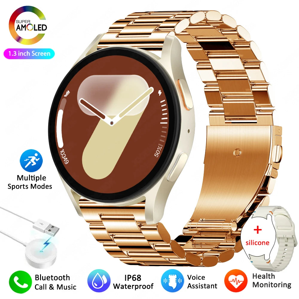 Lumetrix® – Unisex Smartwatch with AMOLED HD | Compass, Heart Rate, Sport & Fitness, Bluetooth Call, Waterproof
