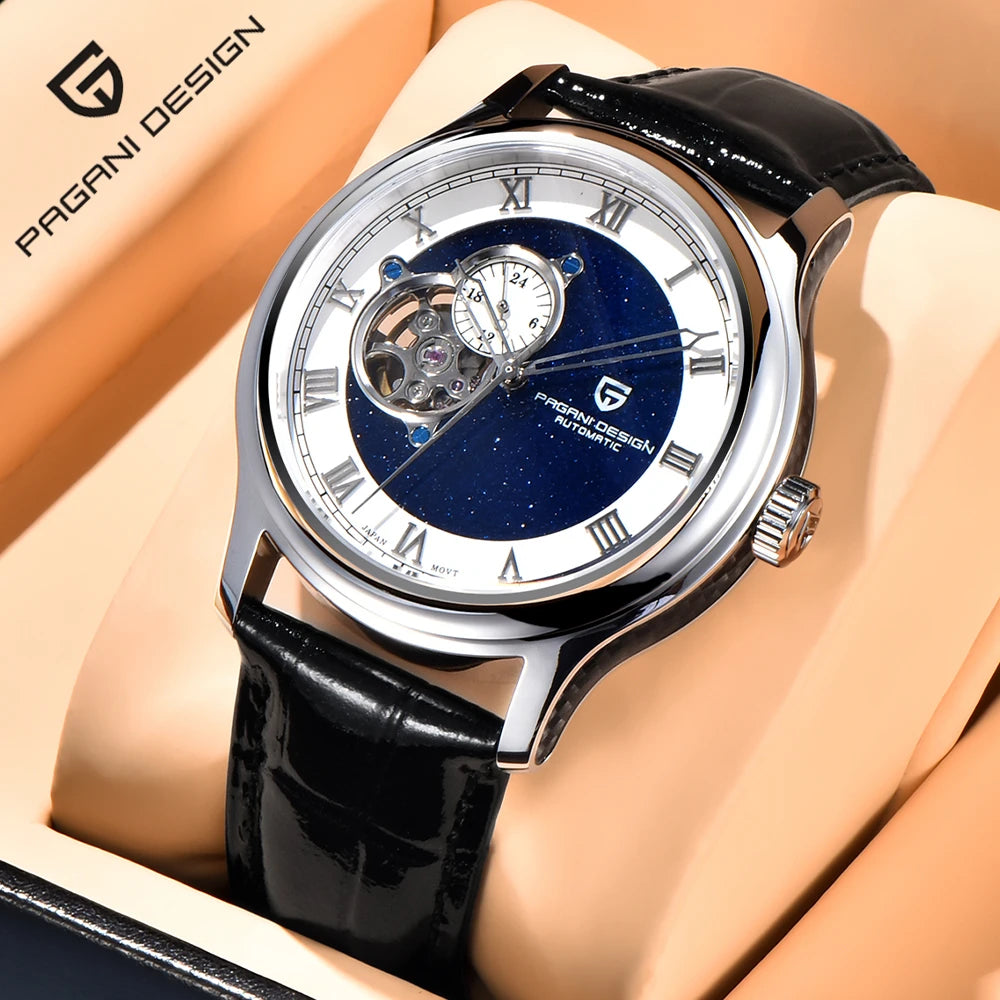 Gravaro® – Men's Automatic Watch NH39 | 41mm, Stainless Steel, 10ATM Waterproof, Bold Mechanical Design