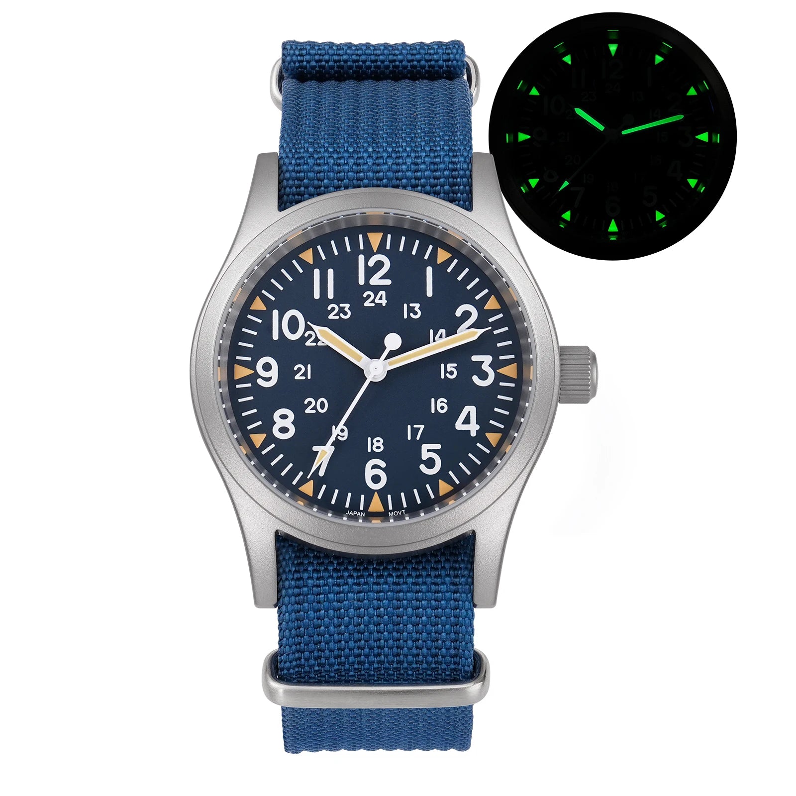 Solvara® – Mistréno ML05 | 38mm Vintage Men’s Watch with VH31 Sweep Movement, Domed Sapphire & Luminous Details