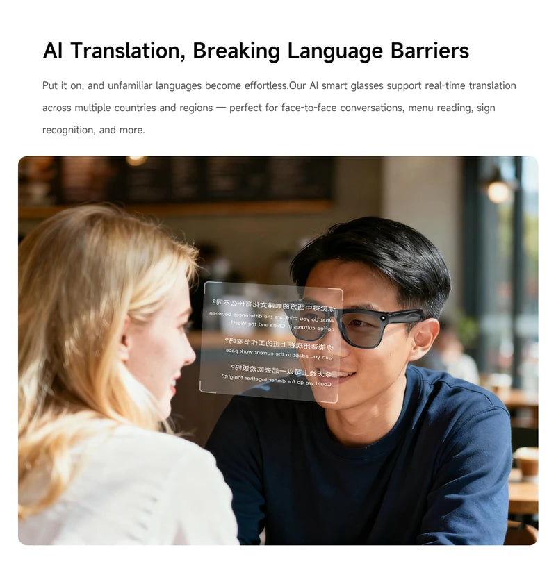 Chromvex® – 4K AI Smart Sunglasses with Camera & Translation | Photochromic Lenses, Bluetooth Calling, Waterproof Design