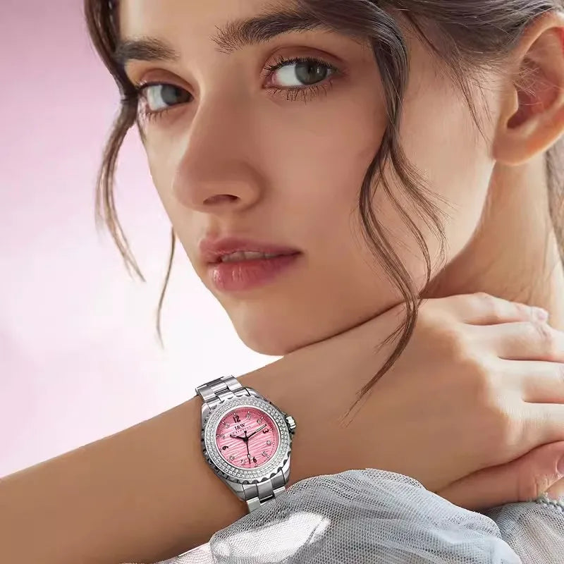 Serenelle® – Luxury Quartz Watch for Women | Sapphire Crystal, Stainless Steel, Waterproof, Elegant Gift Design