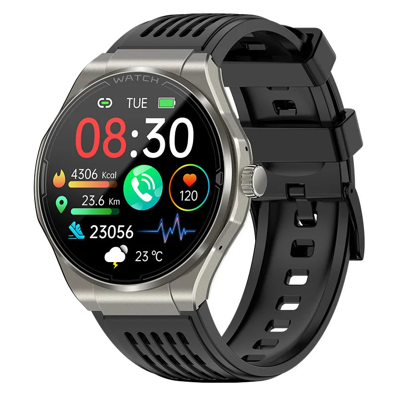 Veyronis® – Men’s Smartwatch with 1.43" AMOLED | Bluetooth Calling, SOS, Blood Oxygen, Fitness & Health Tracker