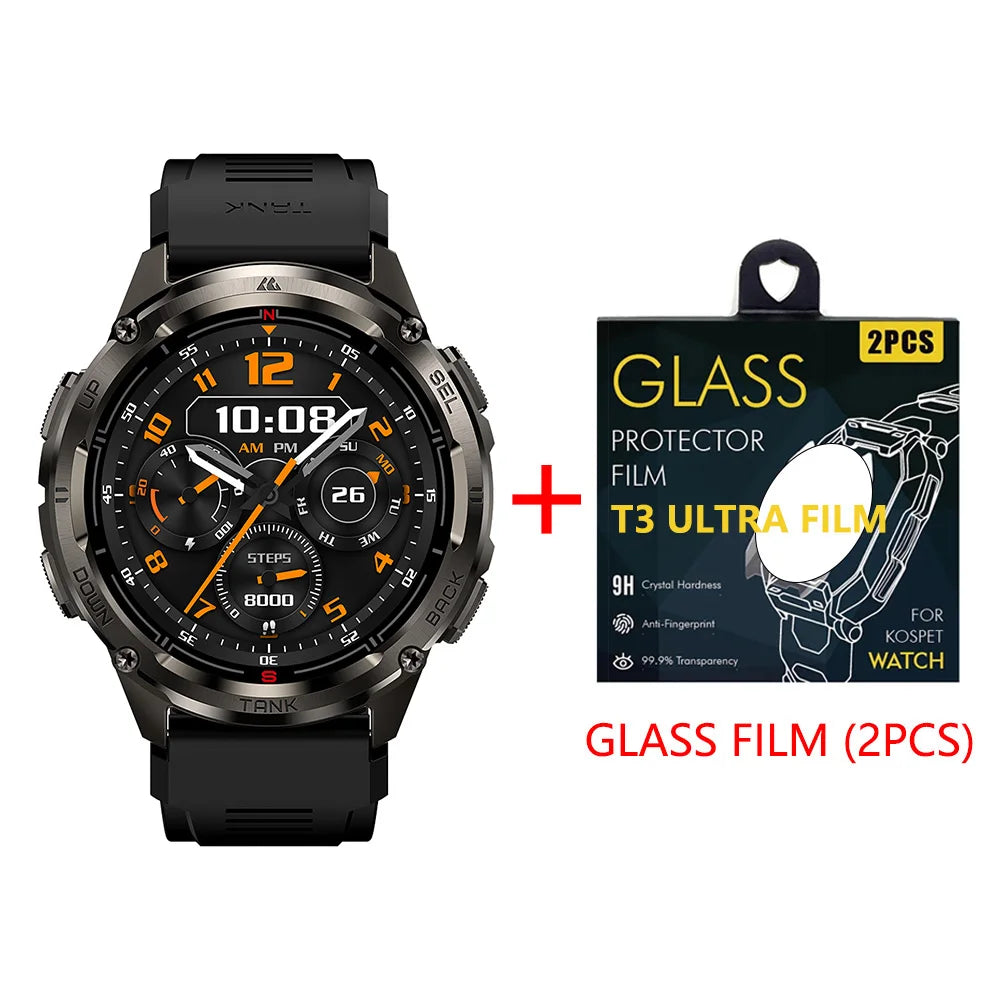 IronPeak® – UltraForce | Rugged Military-Grade GPS Smartwatch with AMOLED Display & IP69K Waterproof