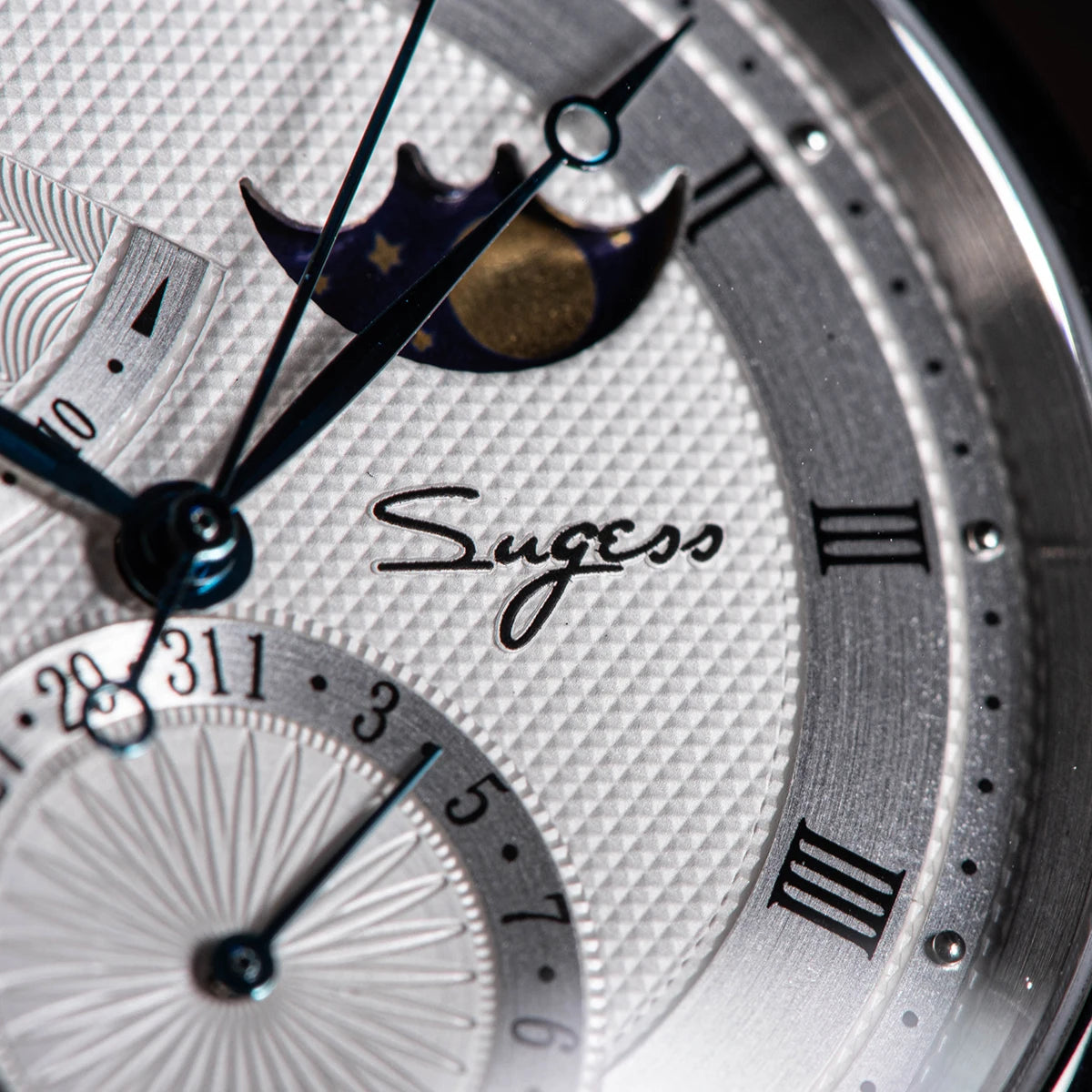 Verlion® – Nocturne Moon | Classic Men’s Moonphase Automatic Watch with Sapphire Glass & Nighttime Elegance