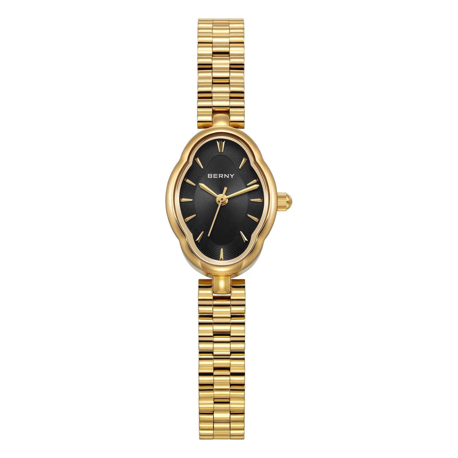 Oravelle® – Auréa Mini | Minimalist Gold Ladies’ Watch & Jewelry Bracelet Set – Petite, Elegant & Chic