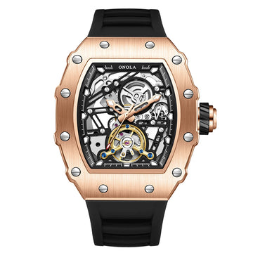 Kryntor® – Square Automatic Mechanical Watch for Men | Luminous Dial, Waterproof, Modern Sport Design