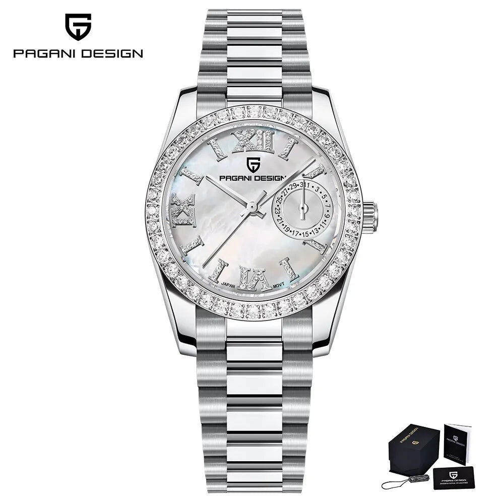 Elvetia® – Liora 32 | Elegant 32mm Women's Quartz Watch with Sapphire Glass & Waterproof Design