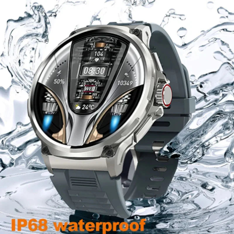TechNavis® – Smartwatch for Men | GPS, 710mAh Long Battery, Bluetooth HD Call, Multi-Device Compatible