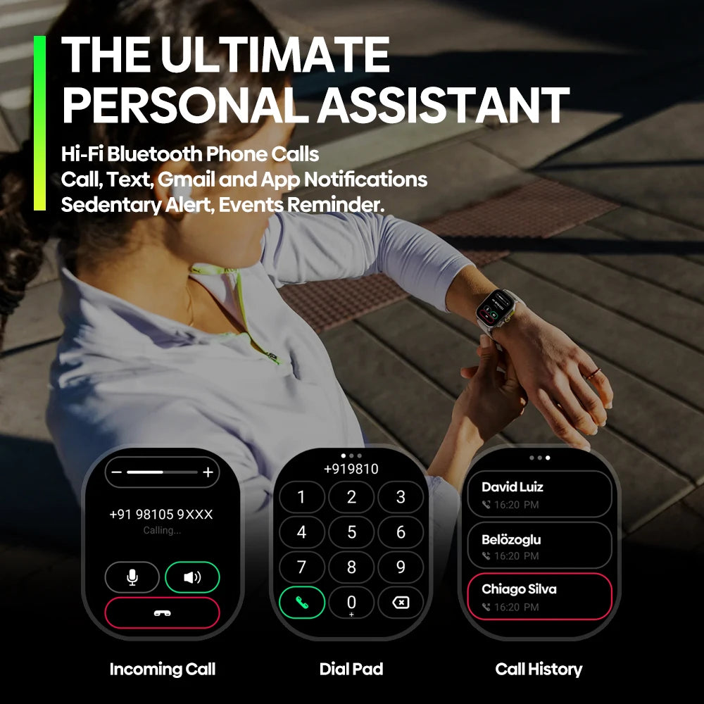 Nextrail® – GPS Smartwatch with Call Function | 2.15" AMOLED, Route Import, Built-in GPS, Bluetooth Calling