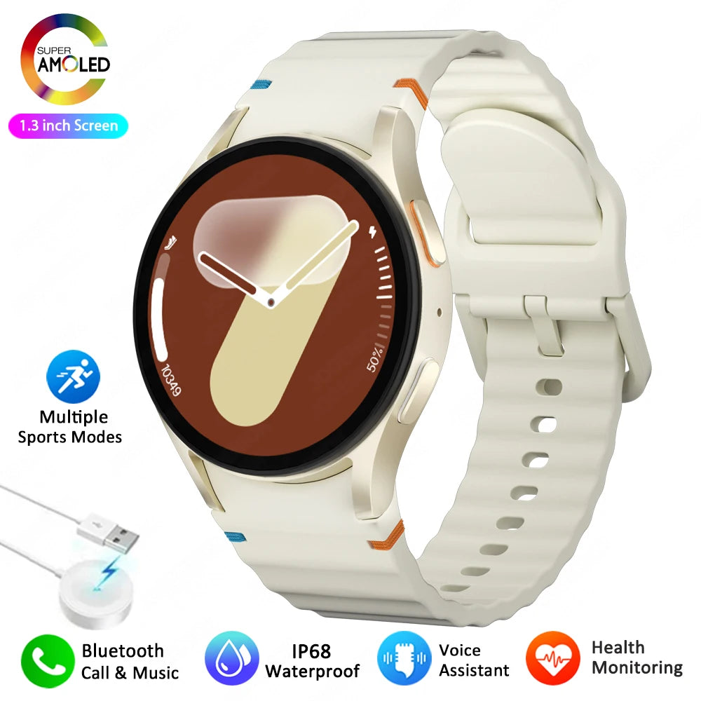 Lumetrix® – Unisex Smartwatch with AMOLED HD | Compass, Heart Rate, Sport & Fitness, Bluetooth Call, Waterproof