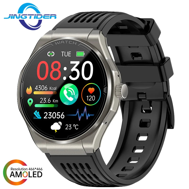 Veyronis® – Men’s Smartwatch with 1.43" AMOLED | Bluetooth Calling, SOS, Blood Oxygen, Fitness & Health Tracker