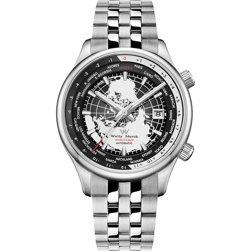 Temporis® – World Time Automatic Mechanical Watch for Men | Sapphire Crystal, Elegant Design, High-Grade Craftsmanship