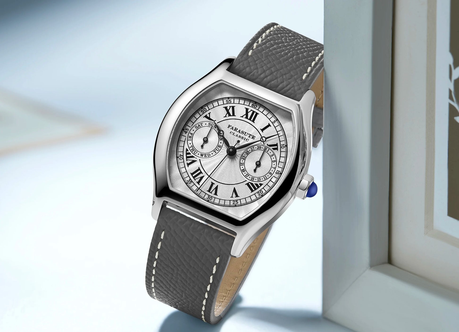 FaruStyle® – Luxury Retro Men’s Quartz Watch, VH64 Movement, Stainless Steel, Sapphire Glass, Waterproof