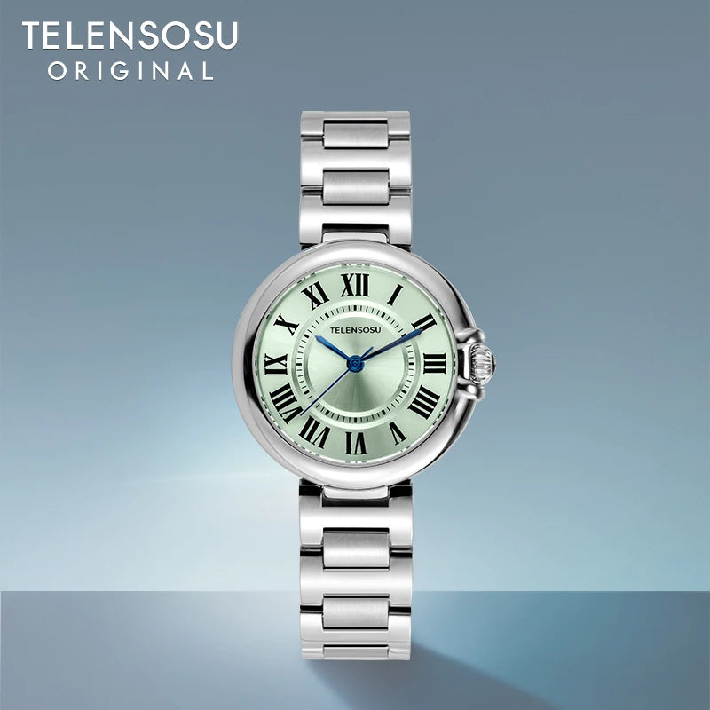 Lusivelle® – Éclora 8801 | Elegant Luxury Quartz Ladies' Watch with Butterfly Buckle – Designed for Banquets & Sophisticated Evenings