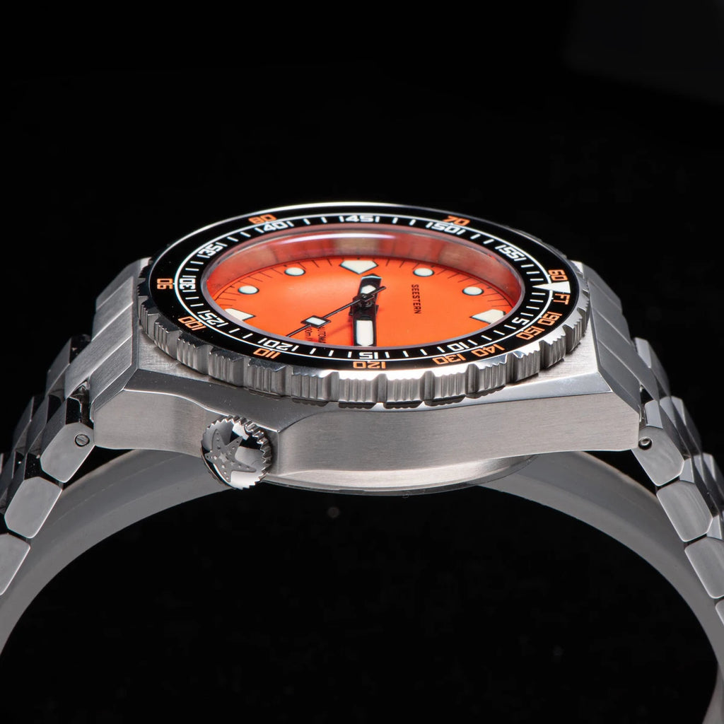 Maridive® – Men's Automatic Diver Watch | NH35 Movement, Ceramic Bezel, Sapphire, Luminous, Jubilee Bracelet, 600T Retro Style