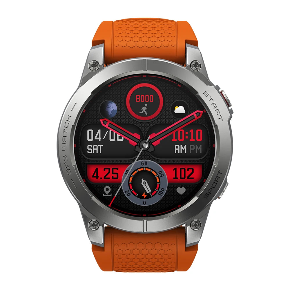 Gravitor® – PulseGrid S3 | GPS Sport Smartwatch with 1.43" AMOLED, Bluetooth Call, Heart Rate & SpO2 Tracking