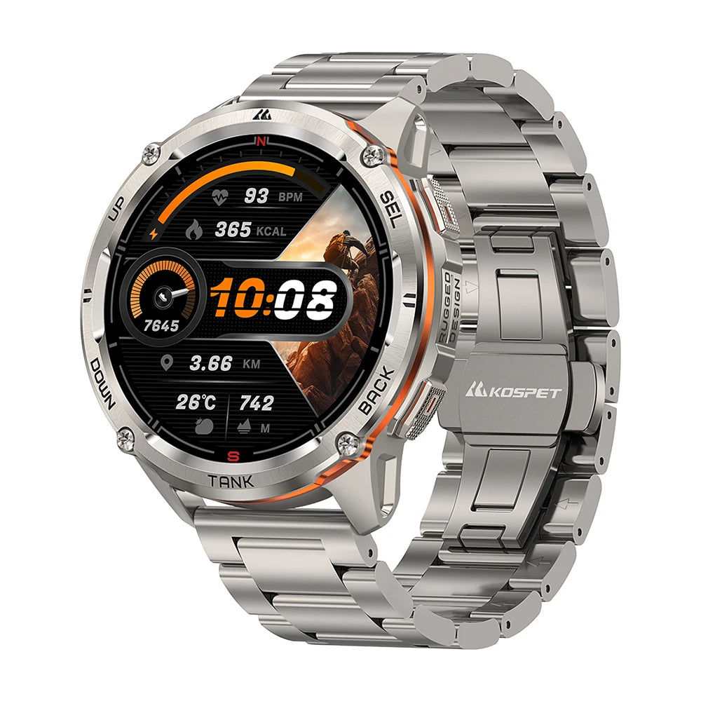 IronPeak® – UltraForce | Rugged Military-Grade GPS Smartwatch with AMOLED Display & IP69K Waterproof