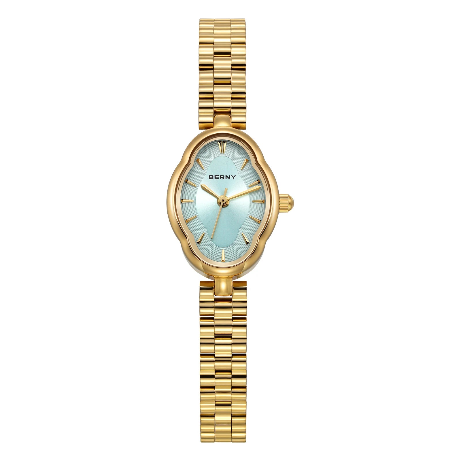 Oravelle® – Auréa Mini | Minimalist Gold Ladies’ Watch & Jewelry Bracelet Set – Petite, Elegant & Chic