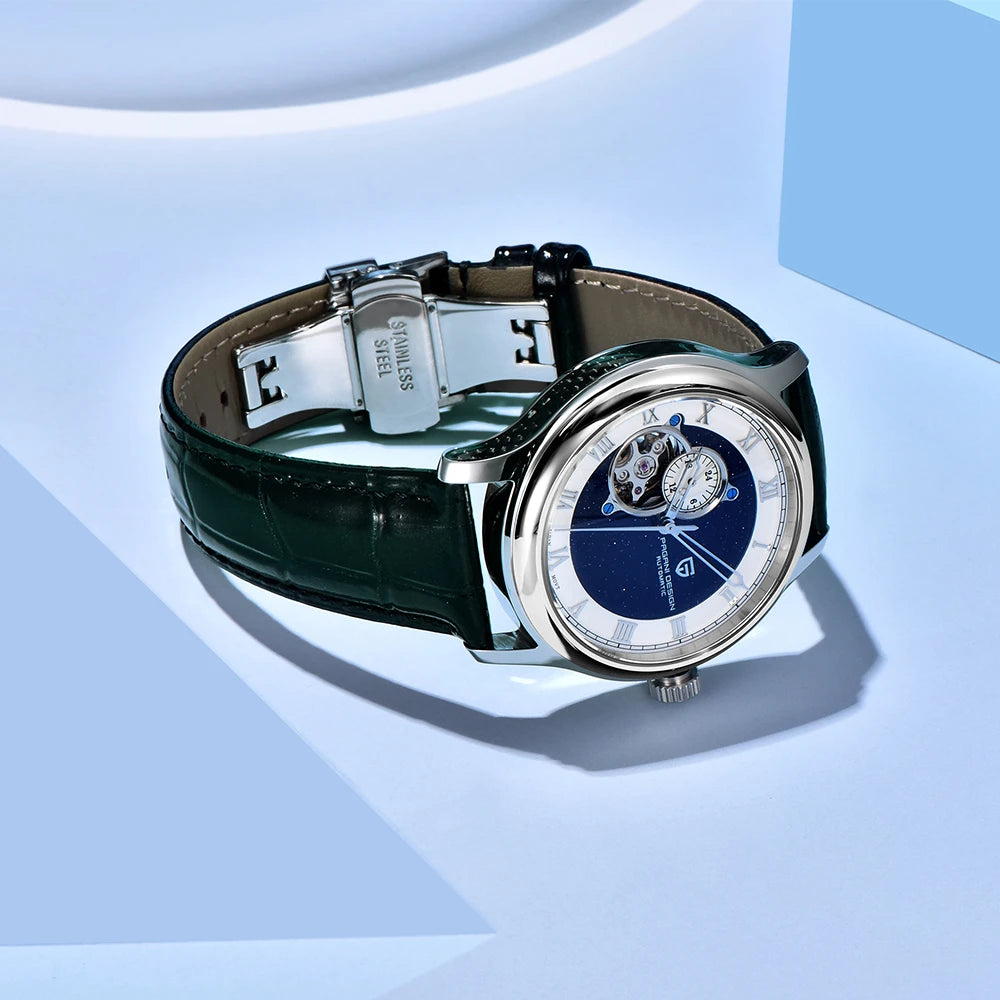 Gravaro® – Men's Automatic Watch NH39 | 41mm, Stainless Steel, 10ATM Waterproof, Bold Mechanical Design