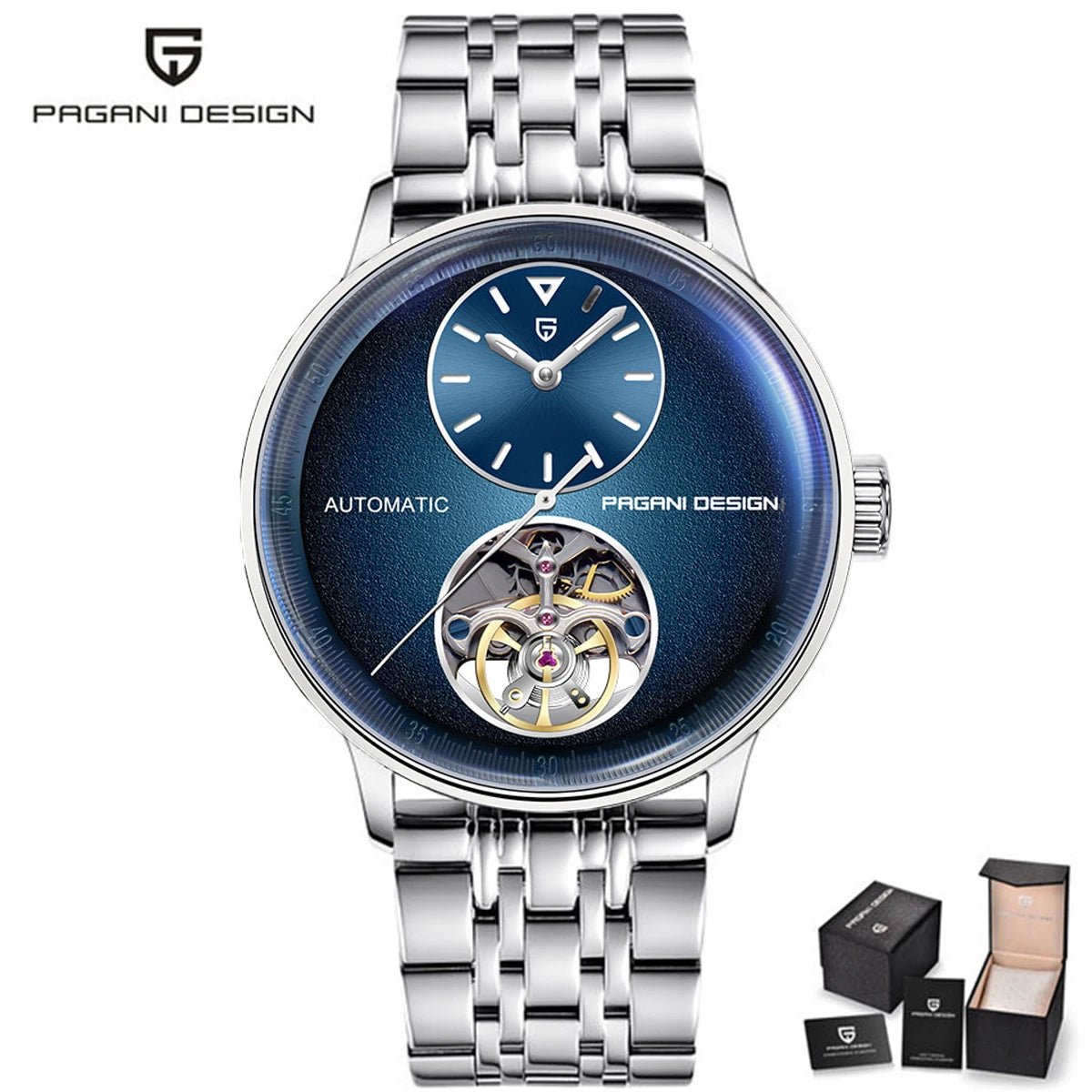 Nocterro® – Men's Automatic Business Watch | 42mm, Night Light Dial, 100m Waterproof, Timeless Mechanical Design