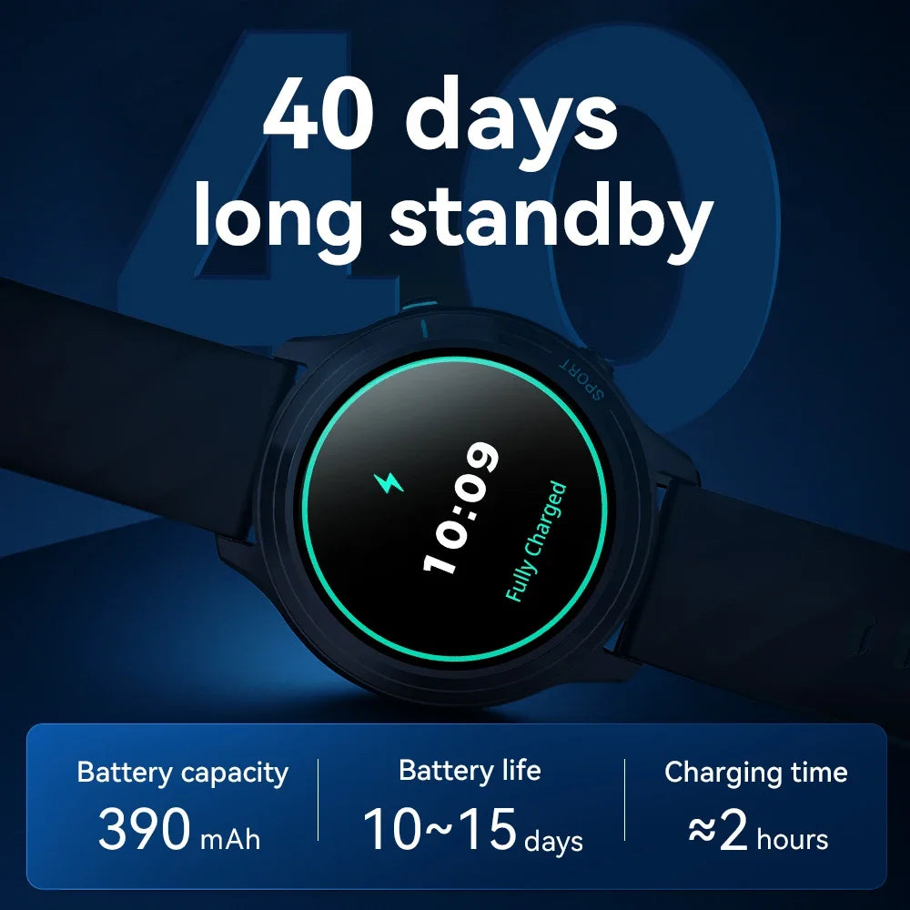 Lytenix® – Mindgo GW5 | Smartwatch with AI Faces, ChatGPT, Bluetooth Calling, 100+ Sports Modes & 2.5D Display