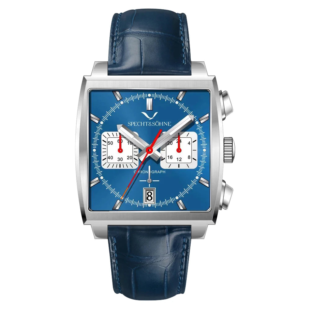 Gravian® – Luxury Chronograph Sports Watch for Men | Stainless Steel, Quartz Movement, Waterproof, Bold Fashion Style