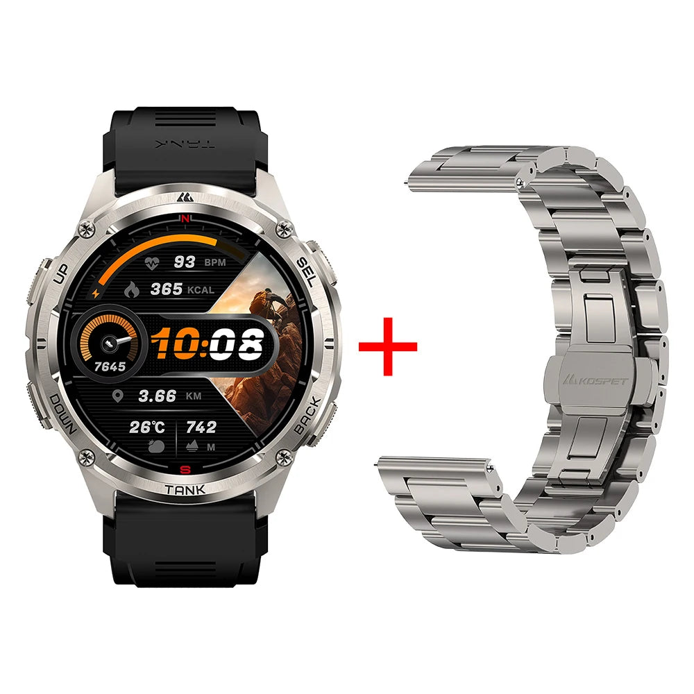 IronPeak® – UltraForce | Rugged Military-Grade GPS Smartwatch with AMOLED Display & IP69K Waterproof