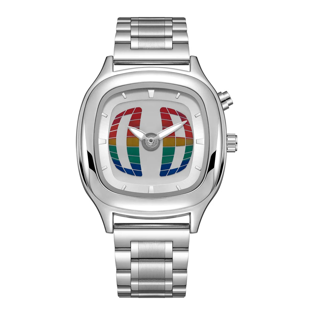 Neotrix® – Y2K Dual Display Quartz Watch for Men | Pointer + Digital, Luminous, Creative Fashion Style