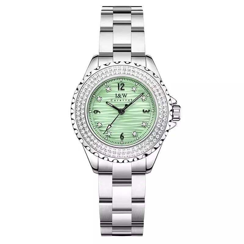 Serenelle® – Luxury Quartz Watch for Women | Sapphire Crystal, Stainless Steel, Waterproof, Elegant Gift Design