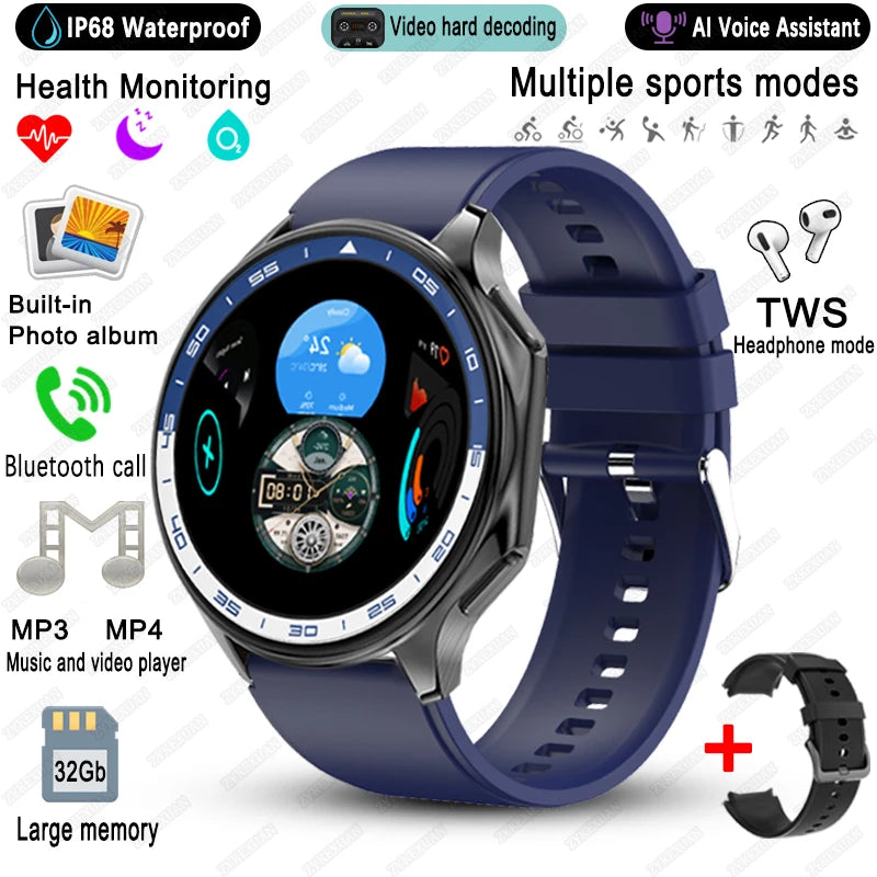 Memorix® – Premium Business Smartwatch with 32GB Storage | Album Sync, Fitness Tracker, Waterproof, iOS & Android Compatible