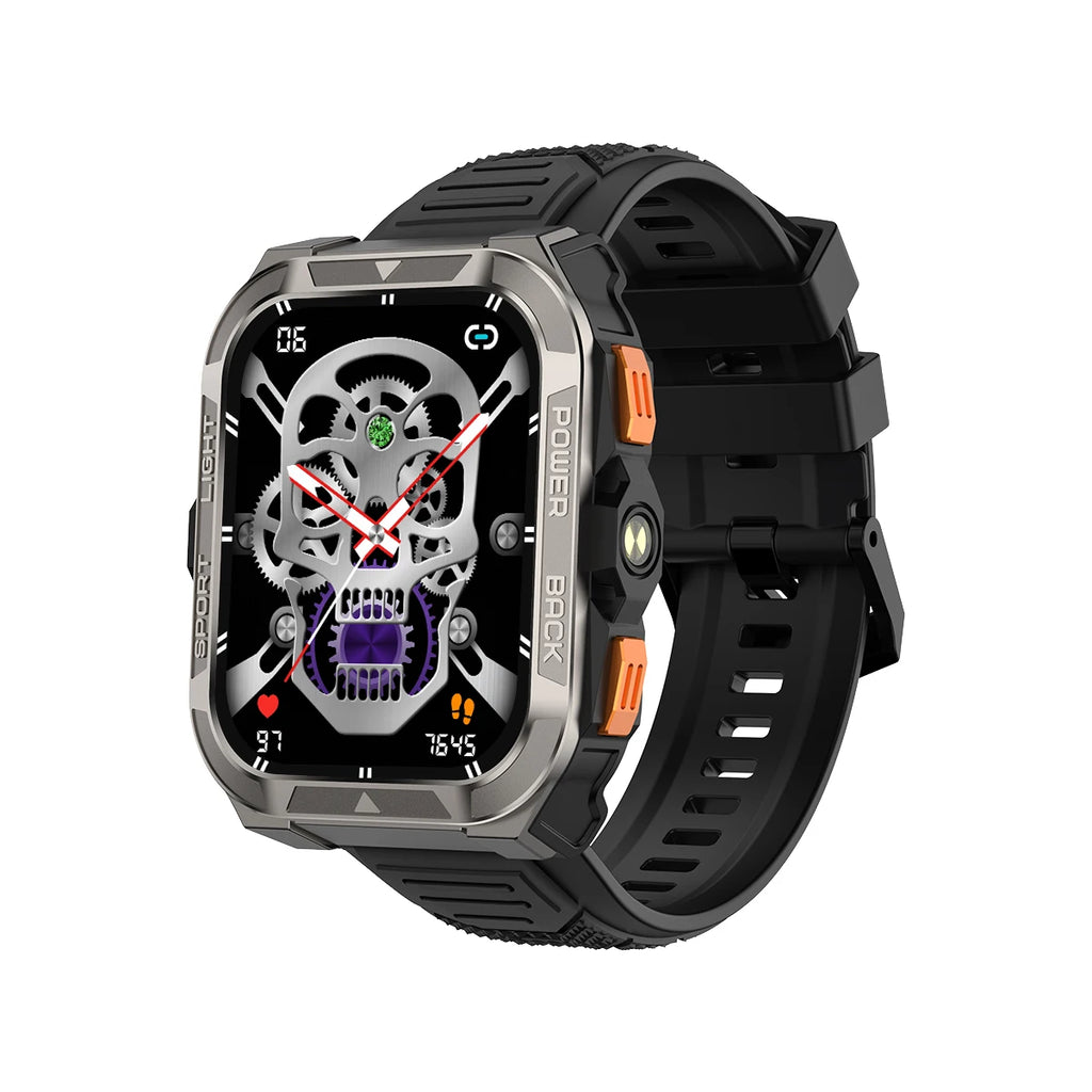 Trailcore® – Rugged Outdoor Smartwatch | GPS Positioning, 1.91" Display, 900mAh Battery, Built-in Flashlight