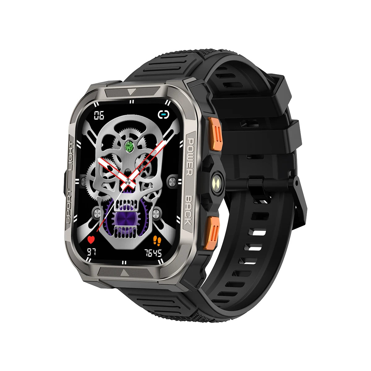 Trailcore® – Rugged Outdoor Smartwatch | GPS Positioning, 1.91" Display, 900mAh Battery, Built-in Flashlight