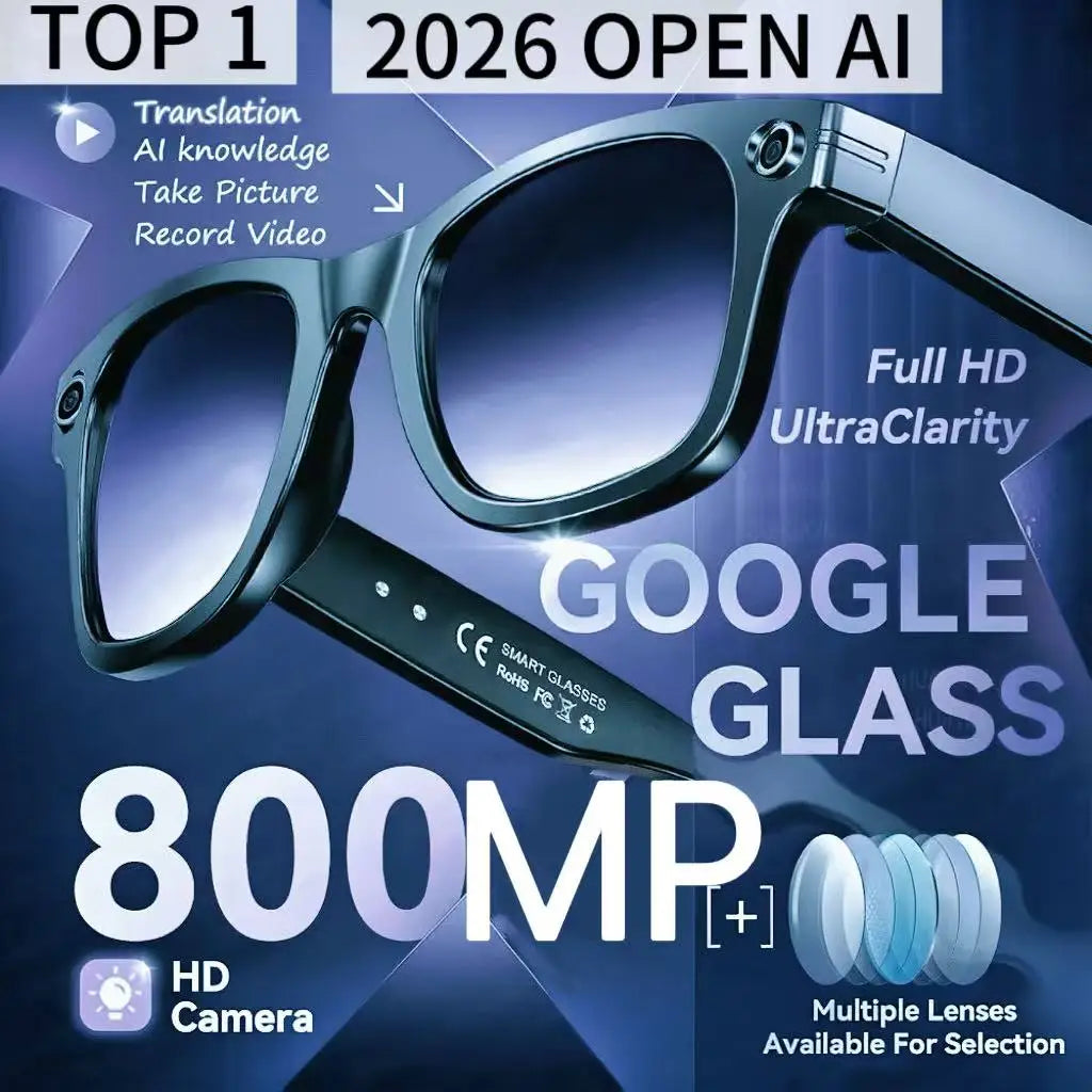 Transvue® – AI Smart Sunglasses with Camera & Translation | Bluetooth Calling, Music Player, Smart Wearable Design