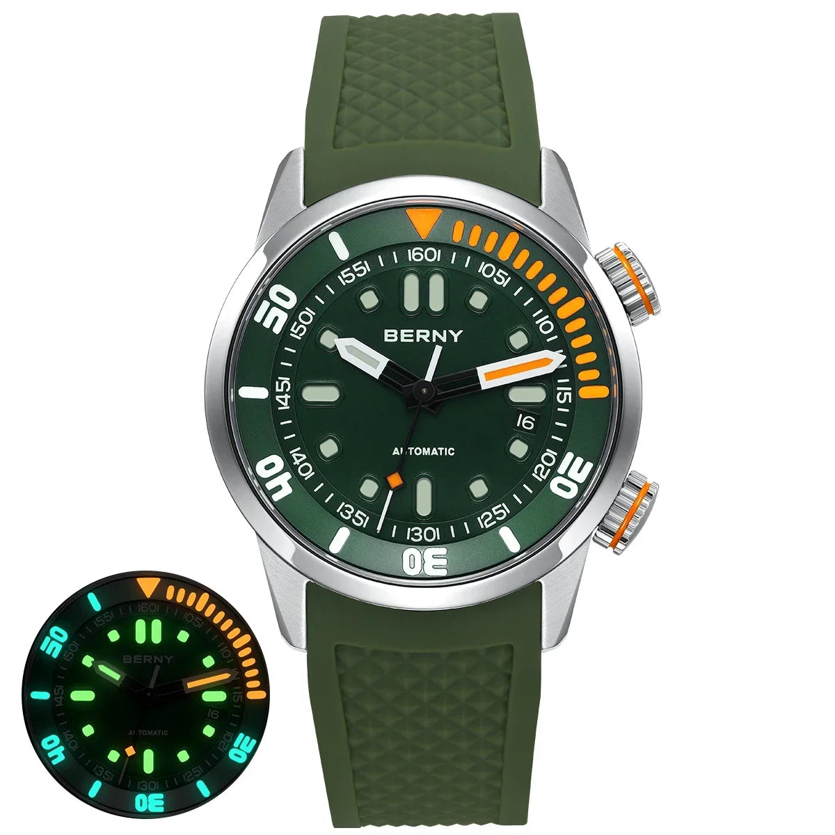 Nautivus® – Automatic Dive Watch for Men | 20ATM Waterproof, Sapphire Crystal, Super Luminous, Original Sport Design