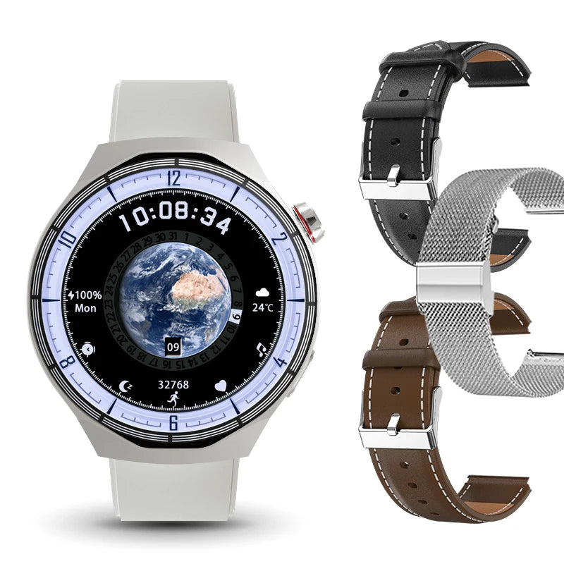 Dynatek® – Smartwatch with AMOLED, 2GB ROM | Local Video, Custom Dials, NFC, Heart Rate & SpO₂ Monitor