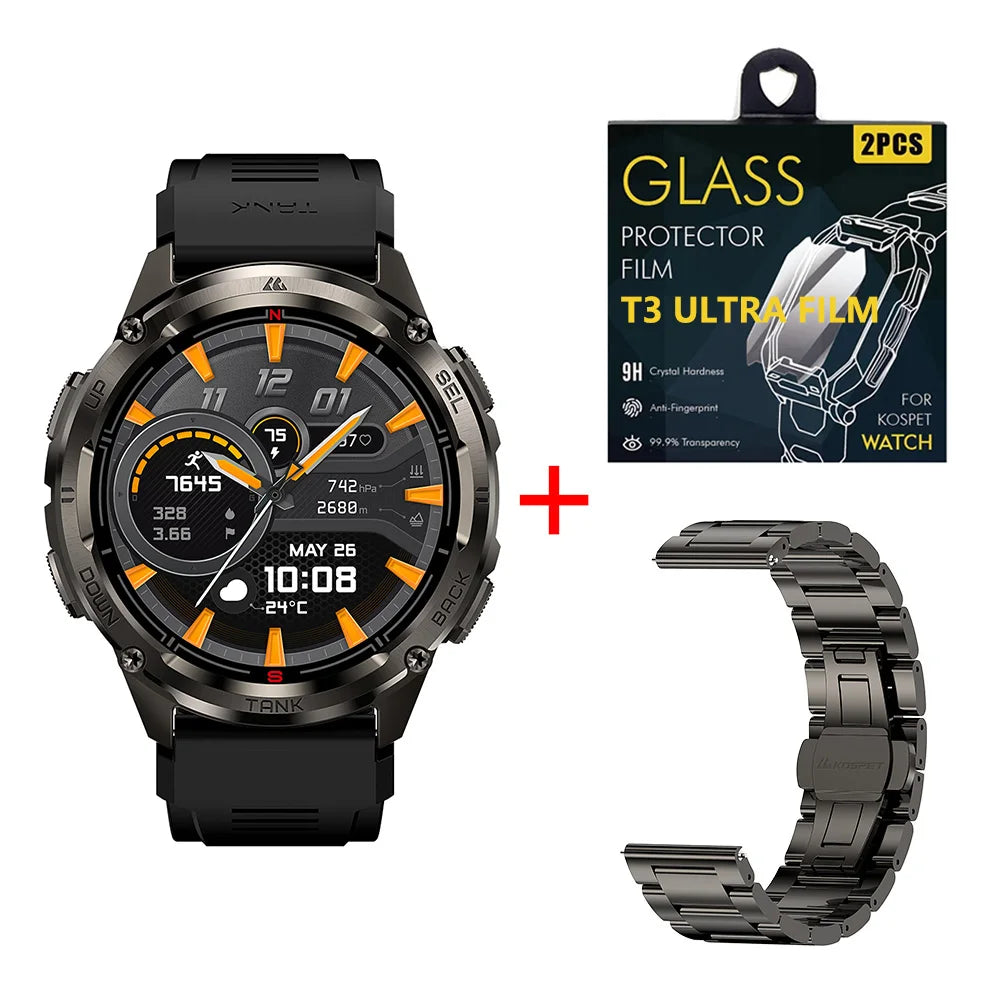 IronPeak® – UltraForce | Rugged Military-Grade GPS Smartwatch with AMOLED Display & IP69K Waterproof