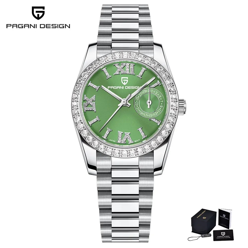 Elvetia® – Liora 32 | Elegant 32mm Women's Quartz Watch with Sapphire Glass & Waterproof Design