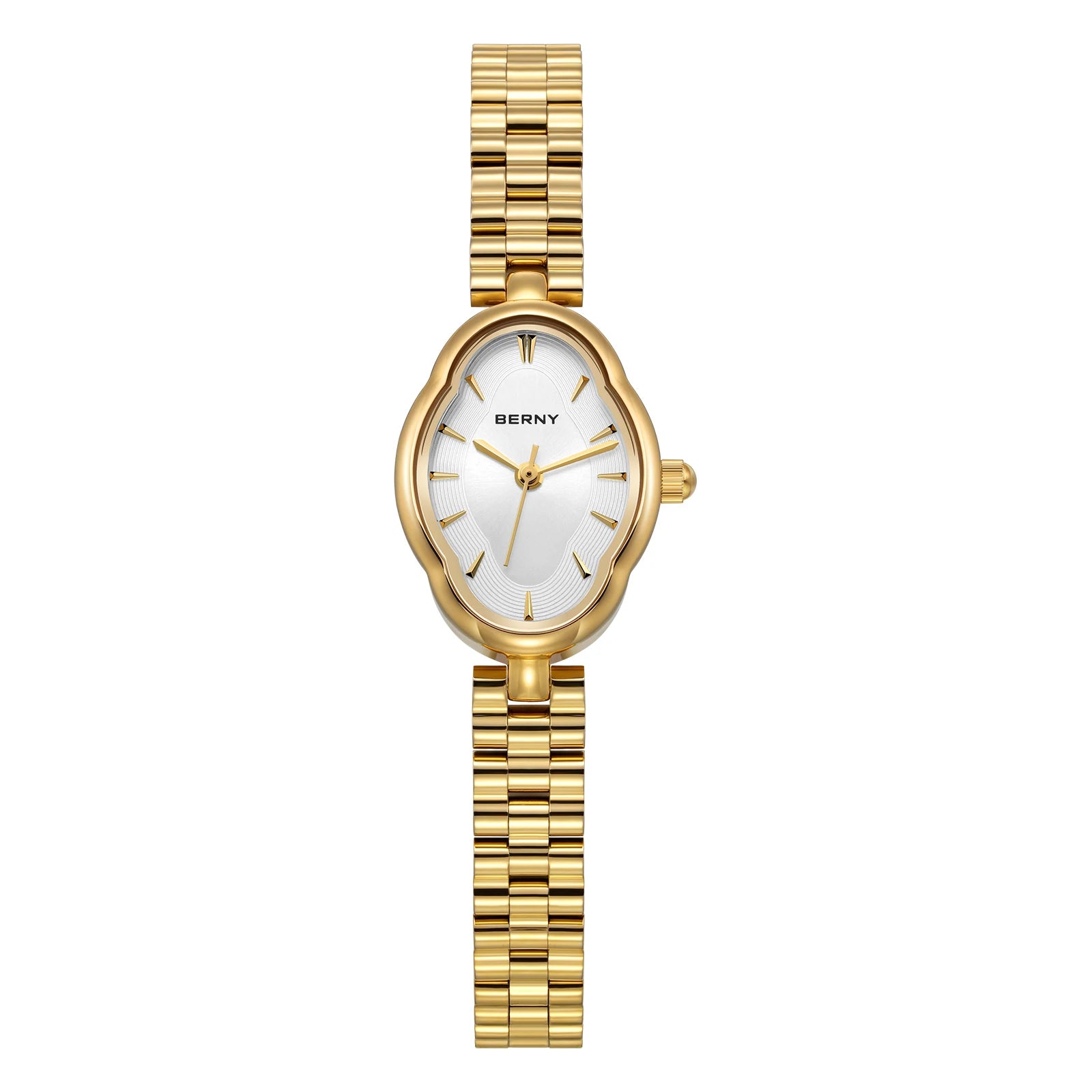 Oravelle® – Auréa Mini | Minimalist Gold Ladies’ Watch & Jewelry Bracelet Set – Petite, Elegant & Chic