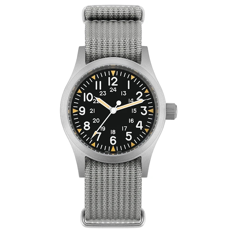 Solvara® – Mistréno ML05 | 38mm Vintage Men’s Watch with VH31 Sweep Movement, Domed Sapphire & Luminous Details