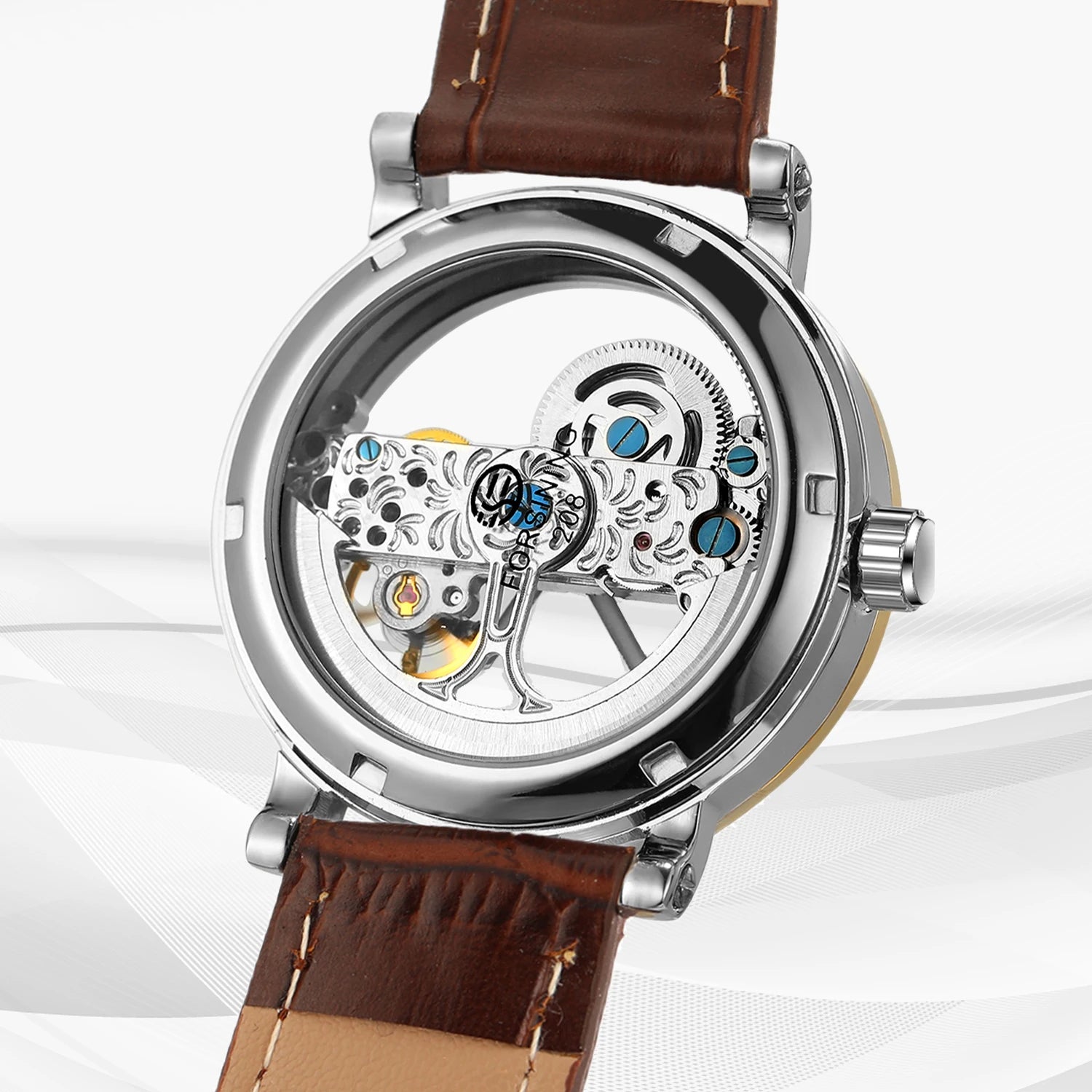 Horvantis® – Luxury Skeleton Tourbillon Mechanical Watch | Automatic, Luminous, Waterproof, Leather Strap, Elegant Style