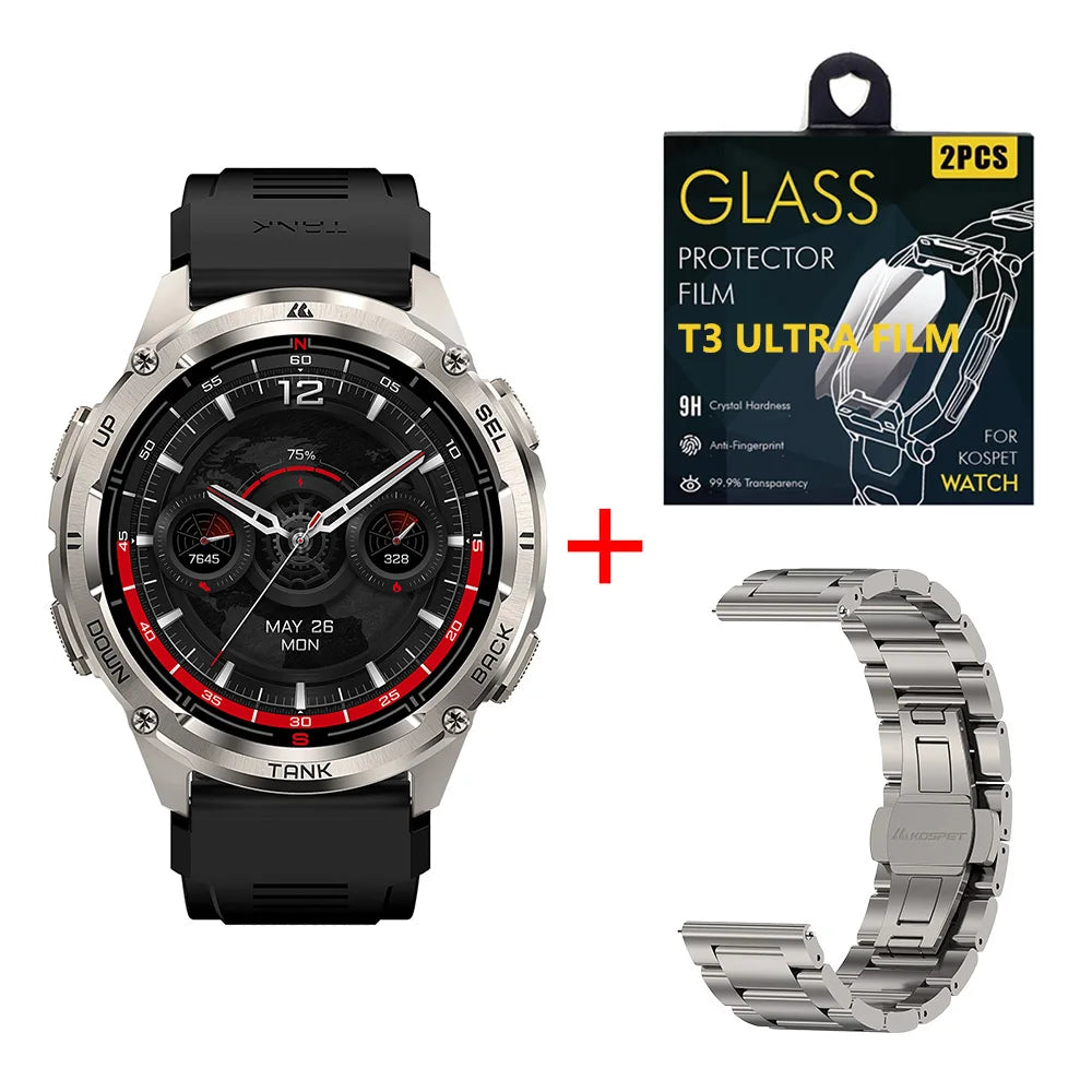 IronPeak® – UltraForce | Rugged Military-Grade GPS Smartwatch with AMOLED Display & IP69K Waterproof