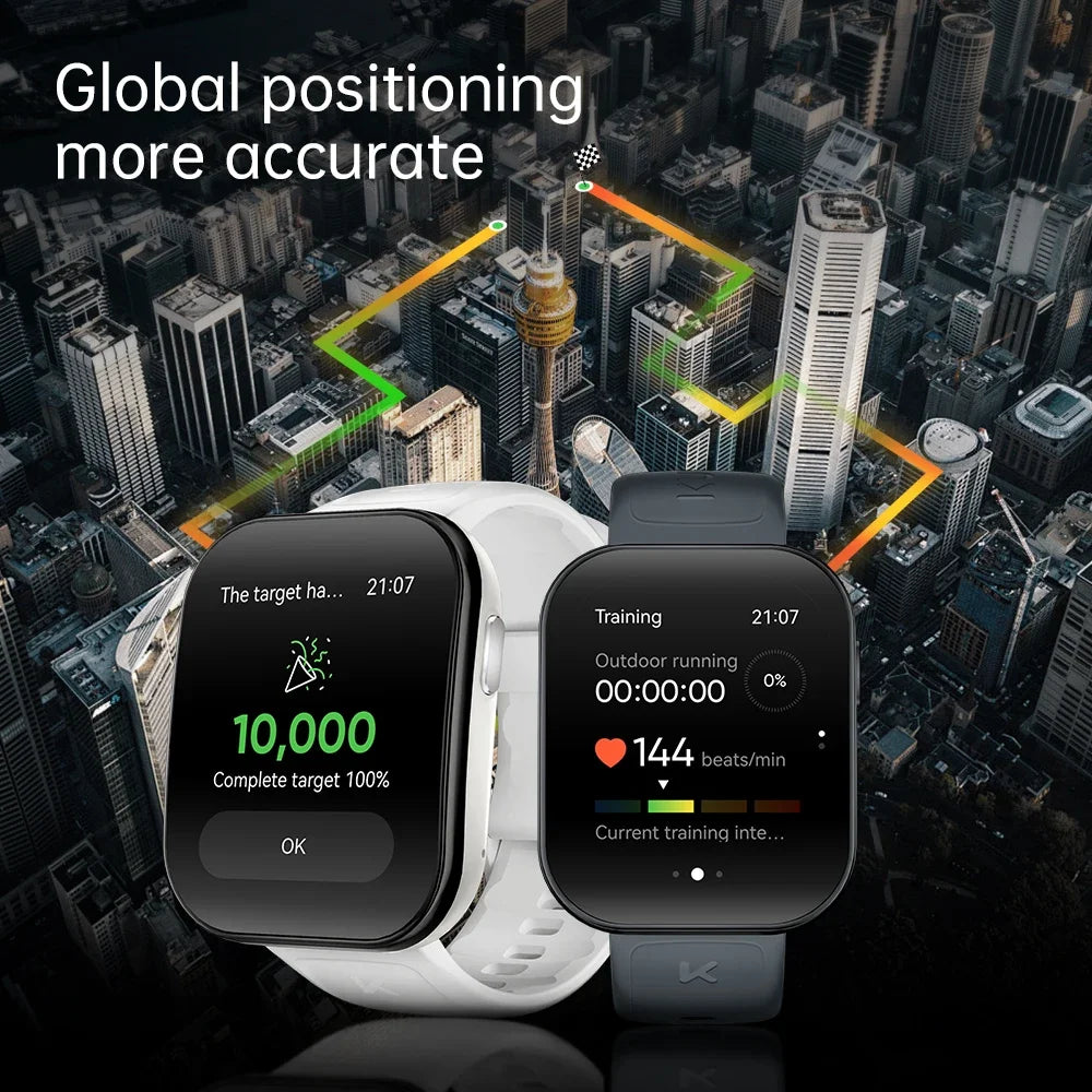 Navionyx® – GPS Smartwatch with Compass & Path Retracing | 1.96″ AMOLED, Bluetooth Call, Heart Rate & SpO₂ Monitor