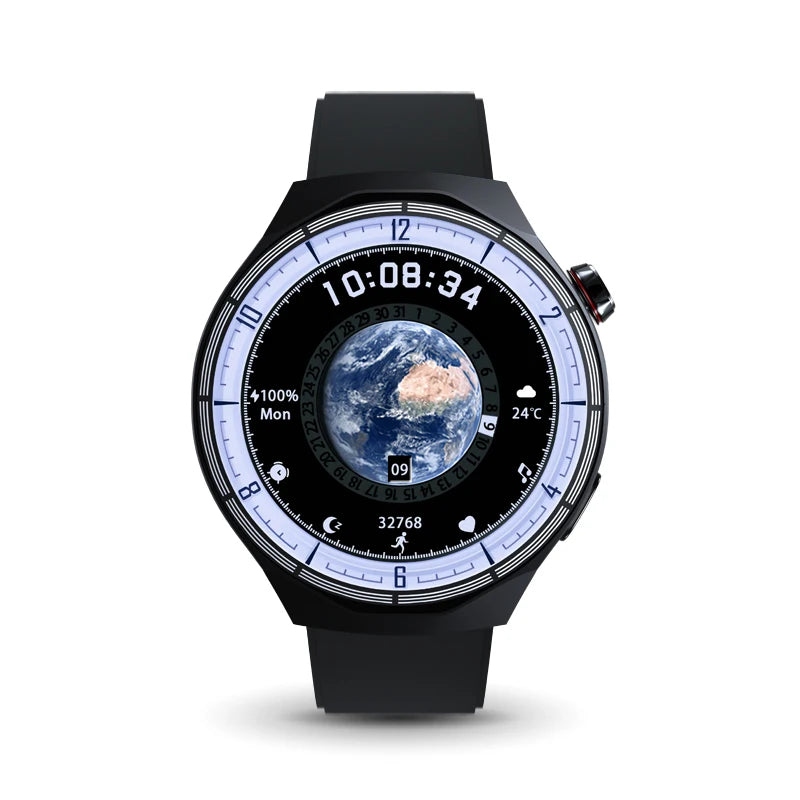Dynatek® – Smartwatch with AMOLED, 2GB ROM | Local Video, Custom Dials, NFC, Heart Rate & SpO₂ Monitor