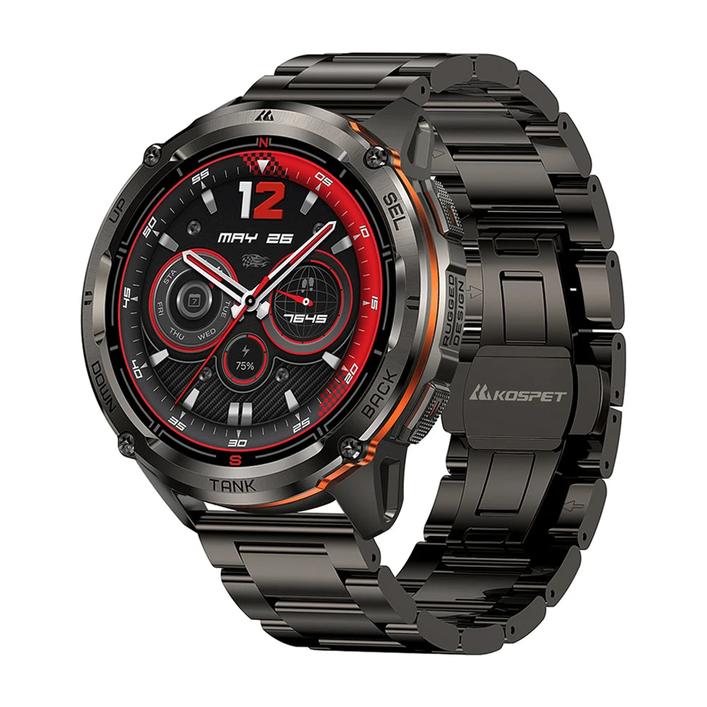 IronPeak® – UltraForce | Rugged Military-Grade GPS Smartwatch with AMOLED Display & IP69K Waterproof