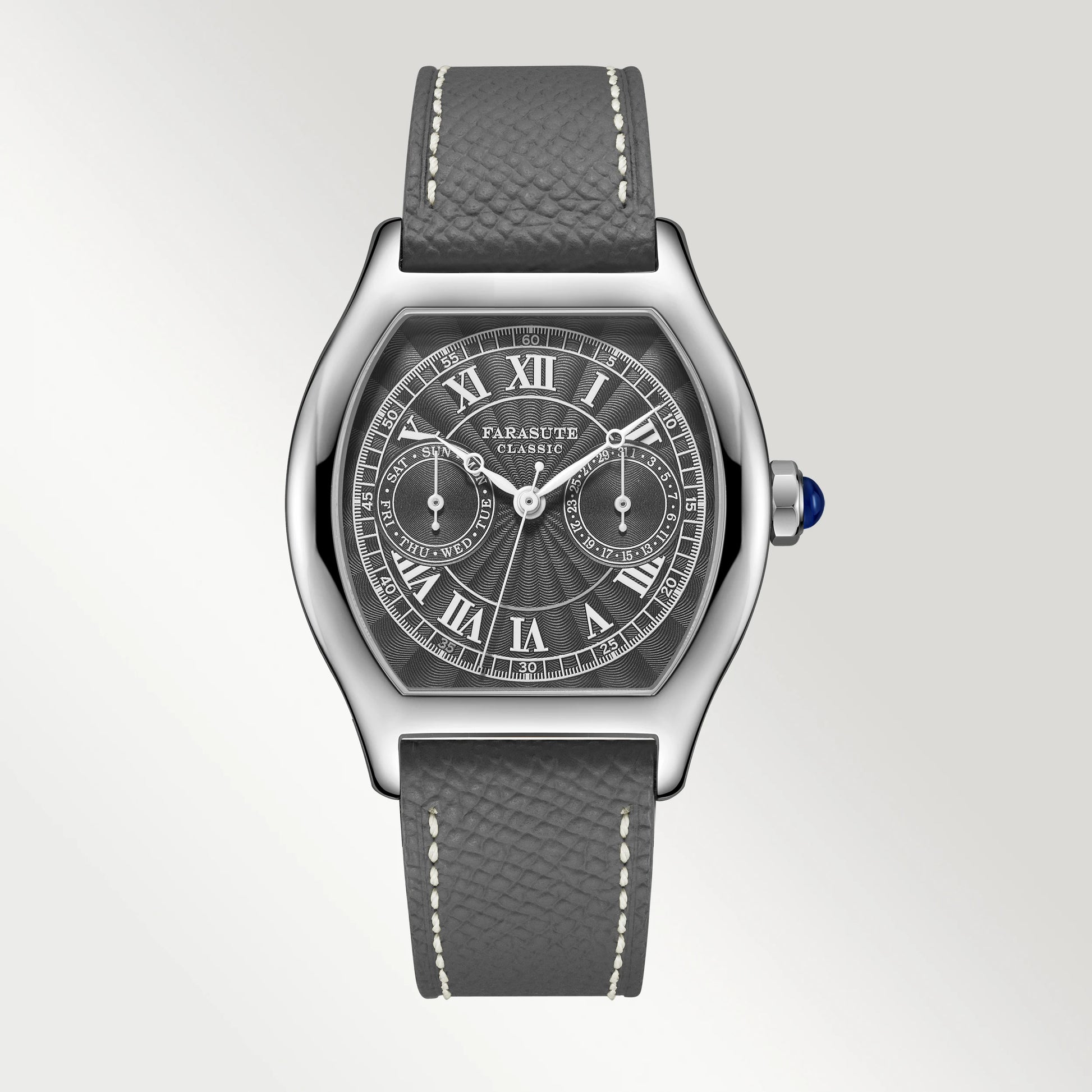 FaruStyle® – Luxury Retro Men’s Quartz Watch, VH64 Movement, Stainless Steel, Sapphire Glass, Waterproof