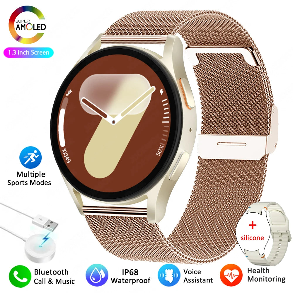 Lumetrix® – Unisex Smartwatch with AMOLED HD | Compass, Heart Rate, Sport & Fitness, Bluetooth Call, Waterproof